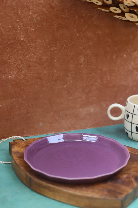 Lavender Snack Plate with premium quality material