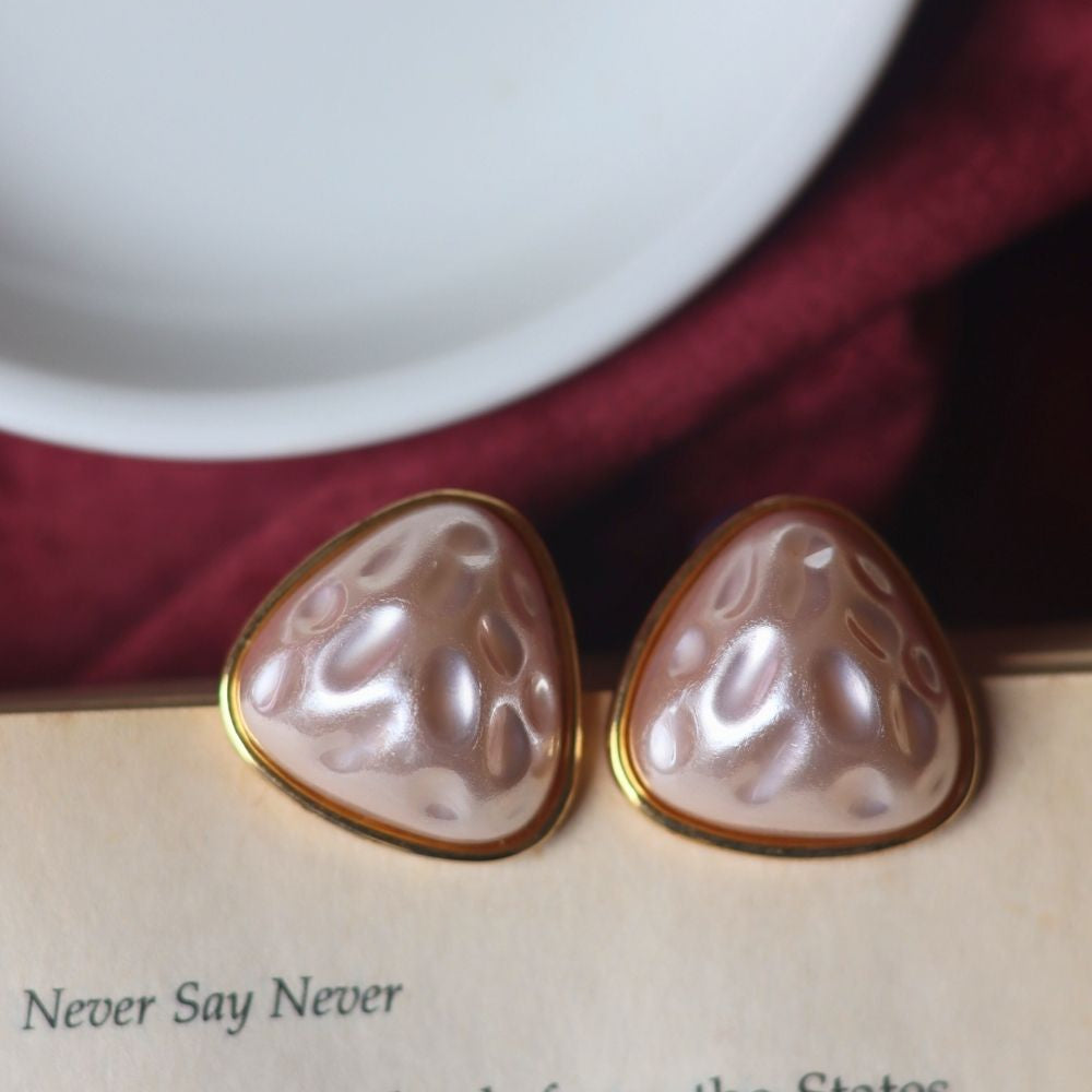 Anti tarnish Gold and White Studs