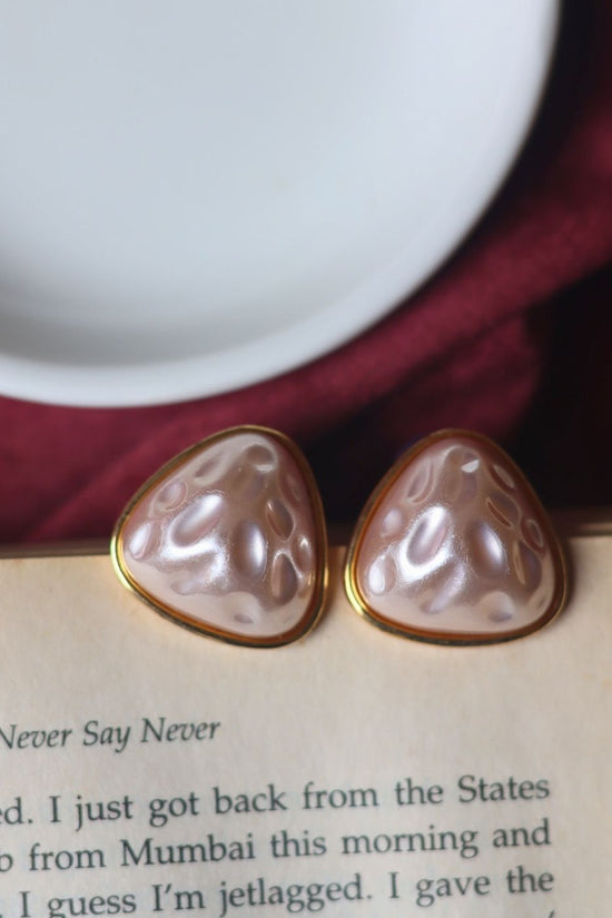 Anti tarnish Gold and White Studs