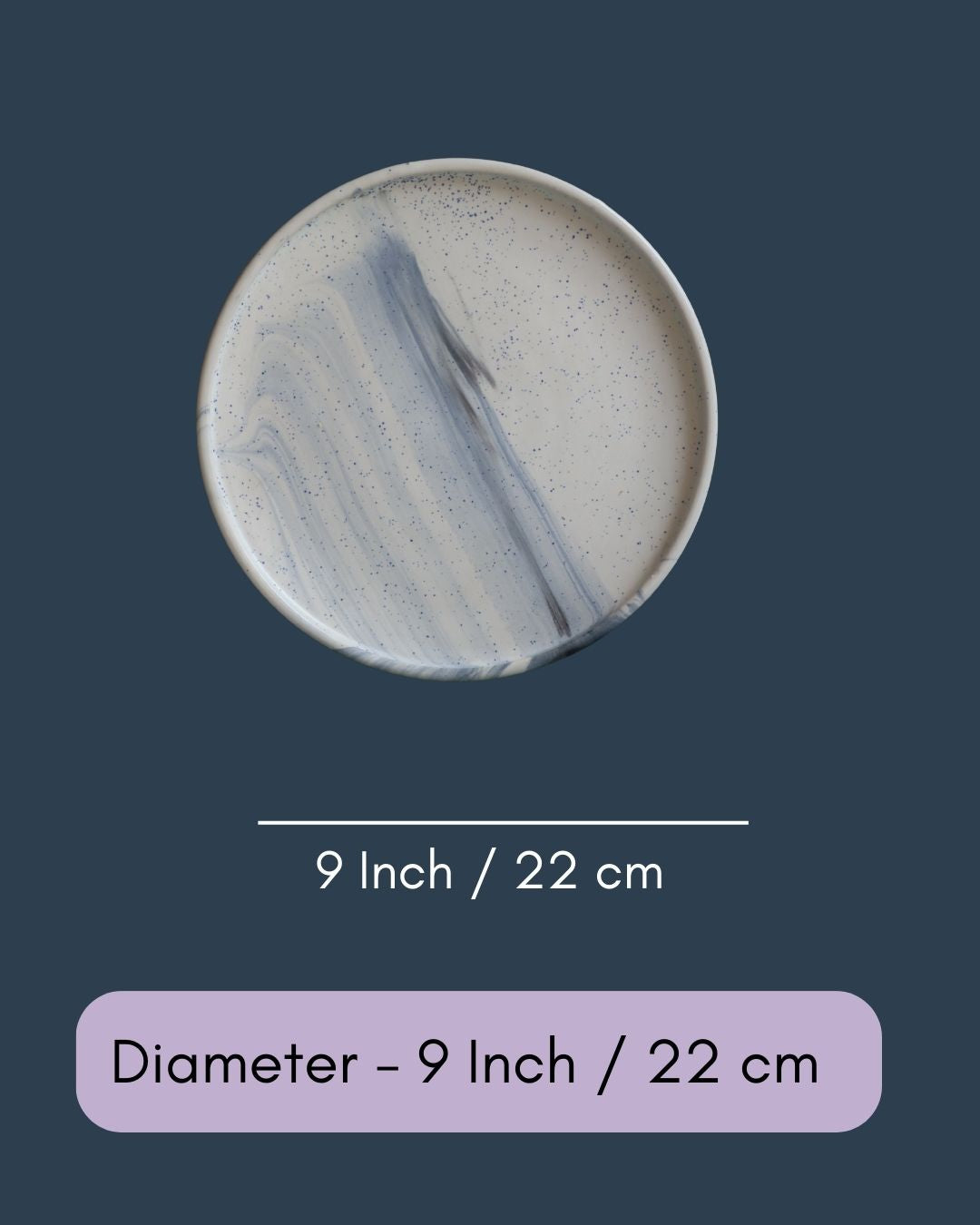 Black Marble Platter