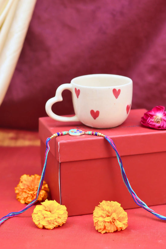 Valentino Mug rakhi Gift Box made by ceramic