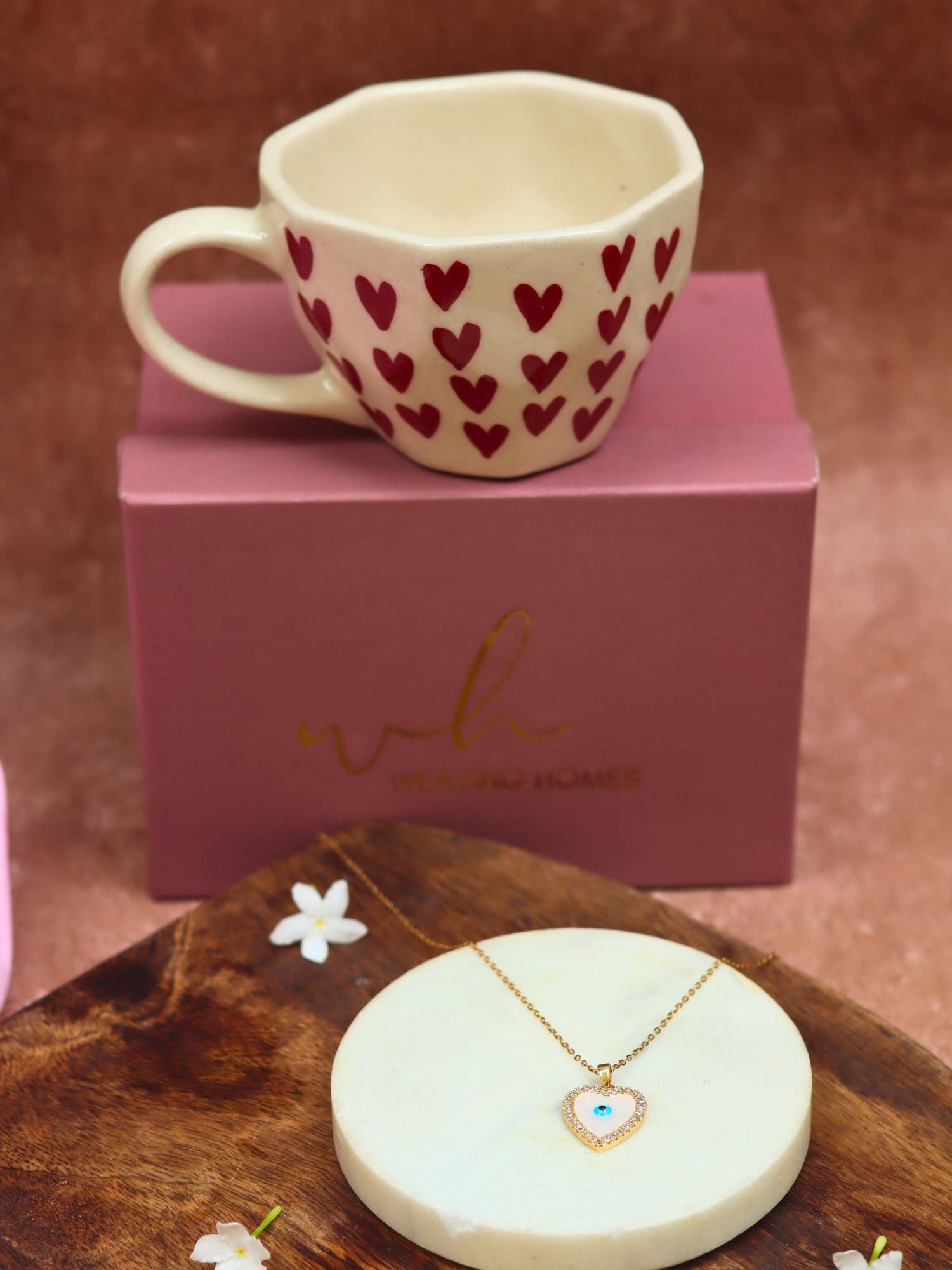 Heart Karva Chauth hamper for this karva chauth festival