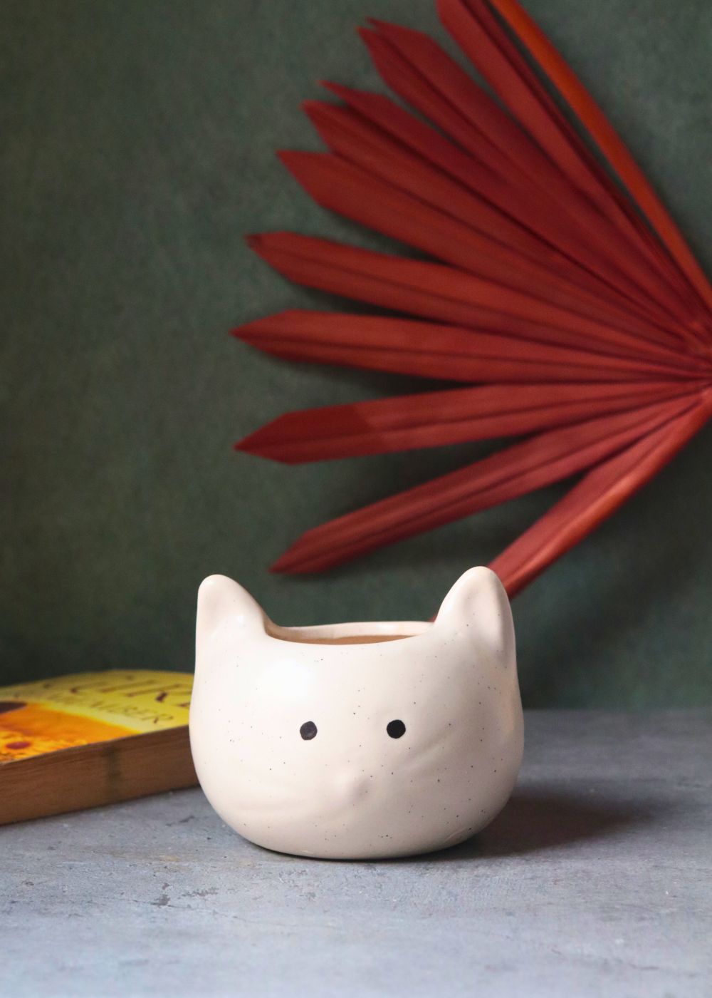 kitty planter handmade in india 