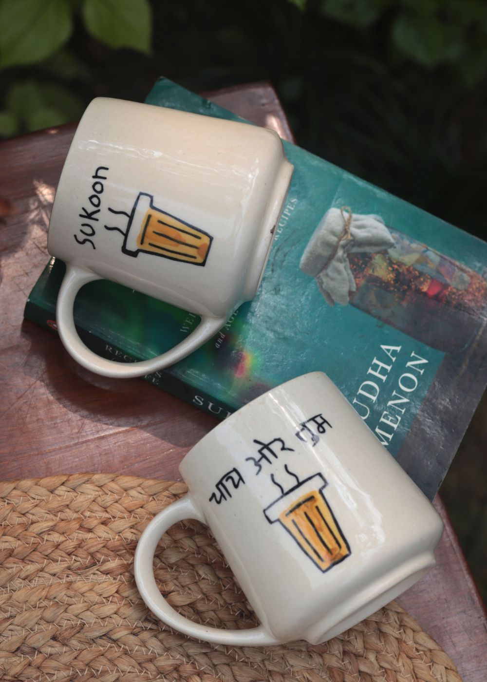 Set of 2 - Chai or Tum & Sukoon Mug - The Chai Lover Edit