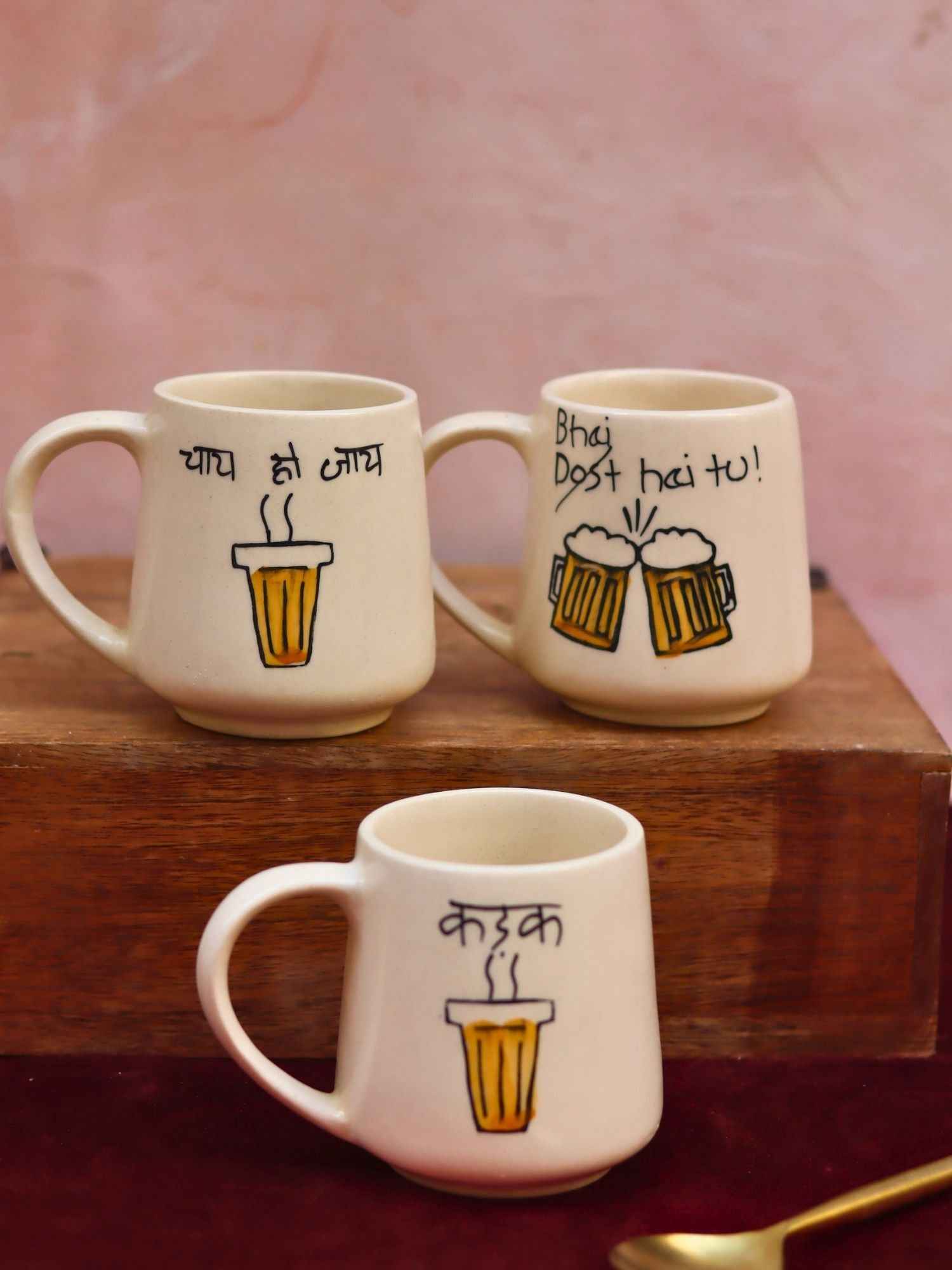 Set of 3 - Quoteful sip mugs combo