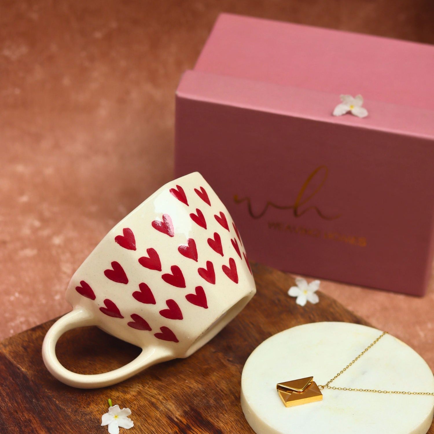 Forever Heart Karva Chauth hamper handmade in india
