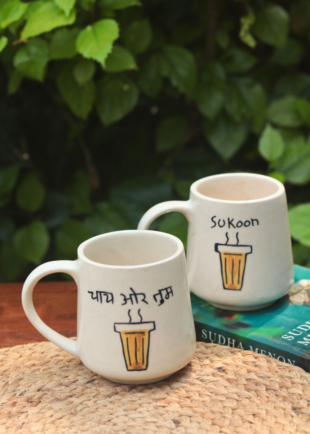 Set of 2 - Chai or Tum & Sukoon Mug - The Chai Lover Edit