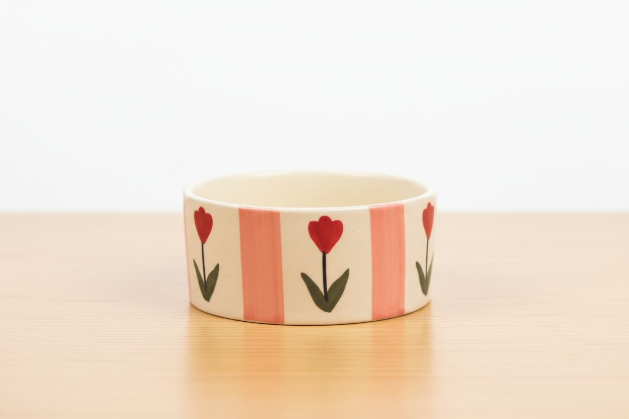 Pastel tulip bowl