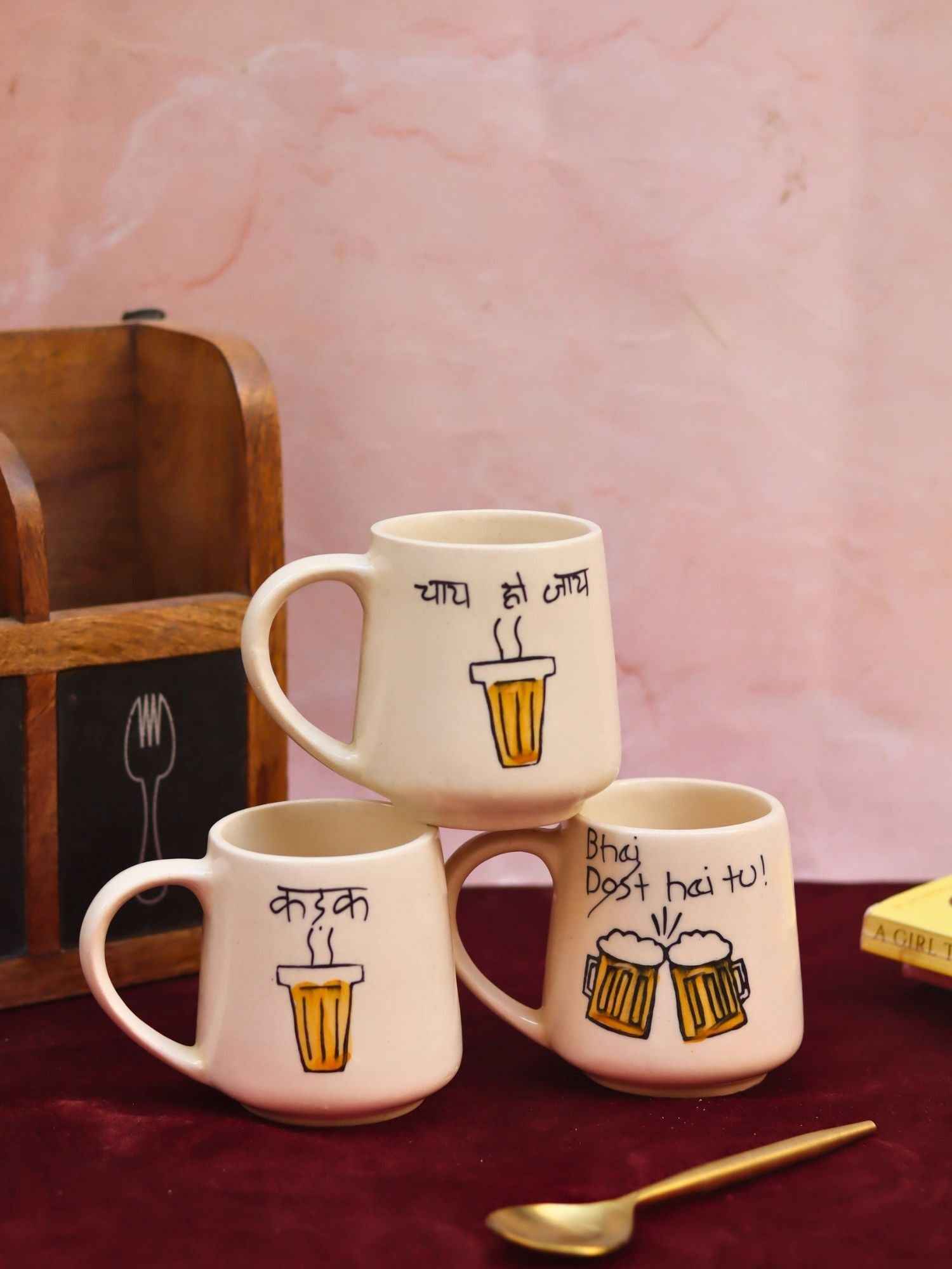 Set of 3 - Quoteful sip mugs combo