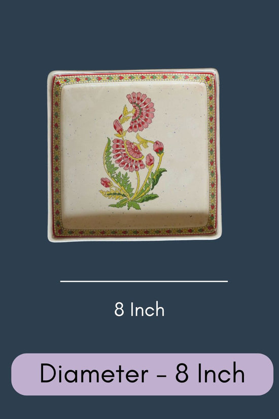 Red Motif Serving Platter - Large