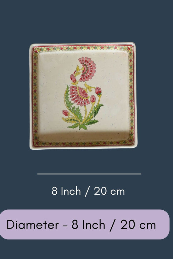 Red Motif Serving Platter - Large