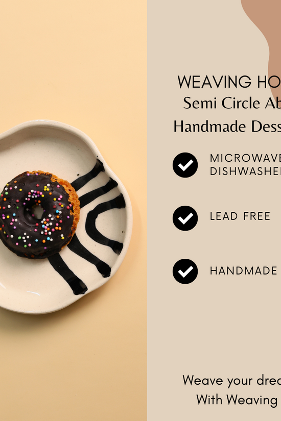 Handmade dessert plate specification