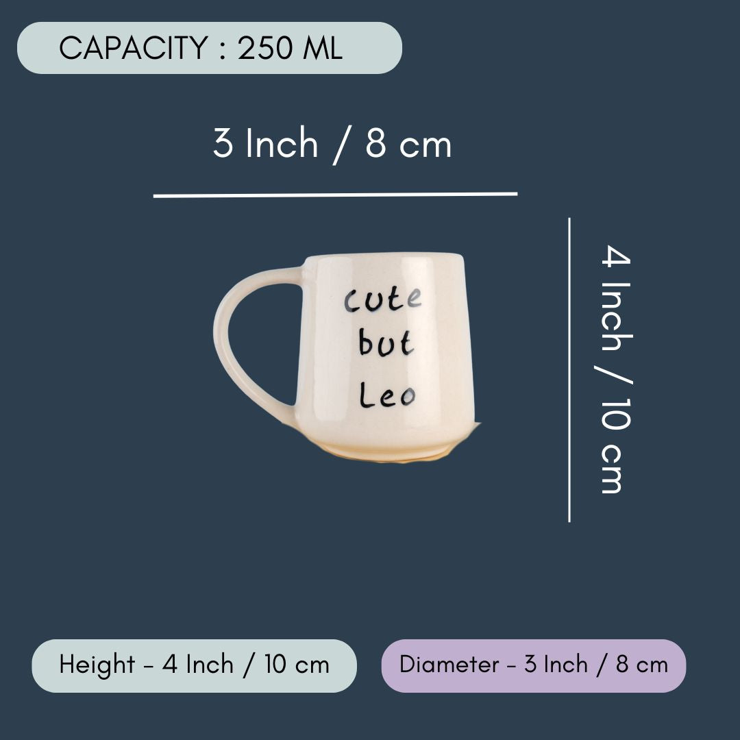 Cute But Leo Mug in a Gift Box