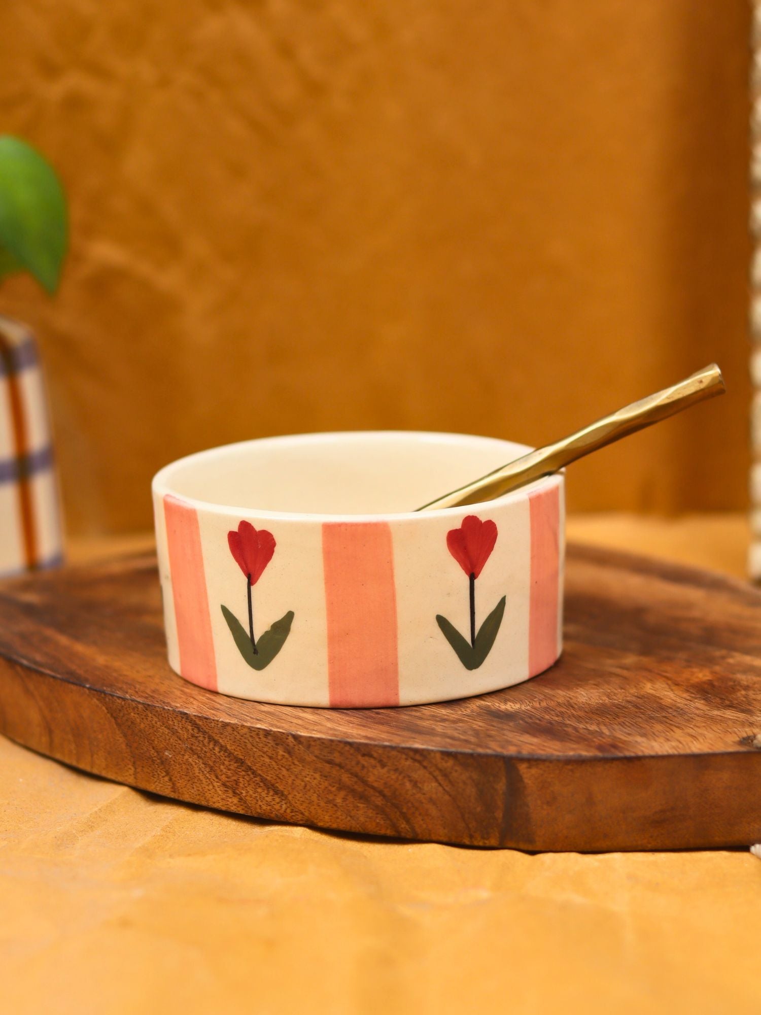 Pastel tulip bowl handmade with premium quality material