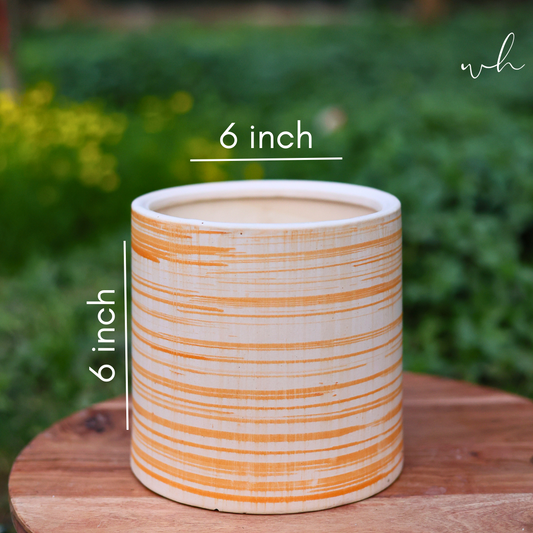 Mellow yellow planter height & breadth