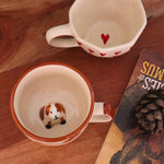 set of 2 ceramic mugs