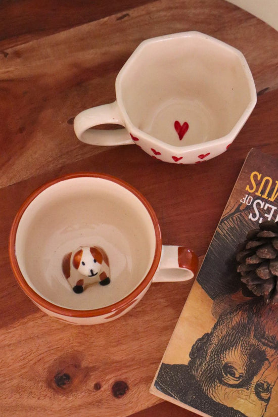 set of 2 ceramic mugs