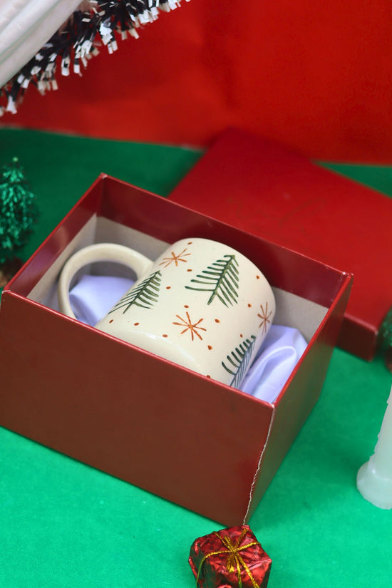The X-mas Mug in a Gift Box handmade in India