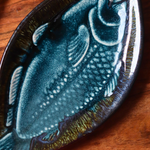 Dinnerware plates fish shaped 