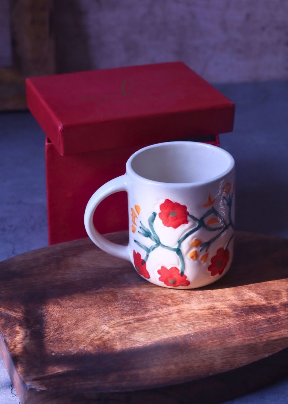 Garden Dreams Mug in a Gift Box made by ceramic