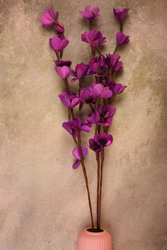 purple mangolian flower bunch with premium purple color