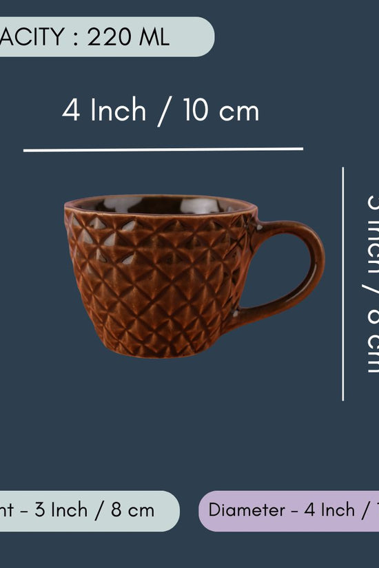 Charcoal Diamond Mug
