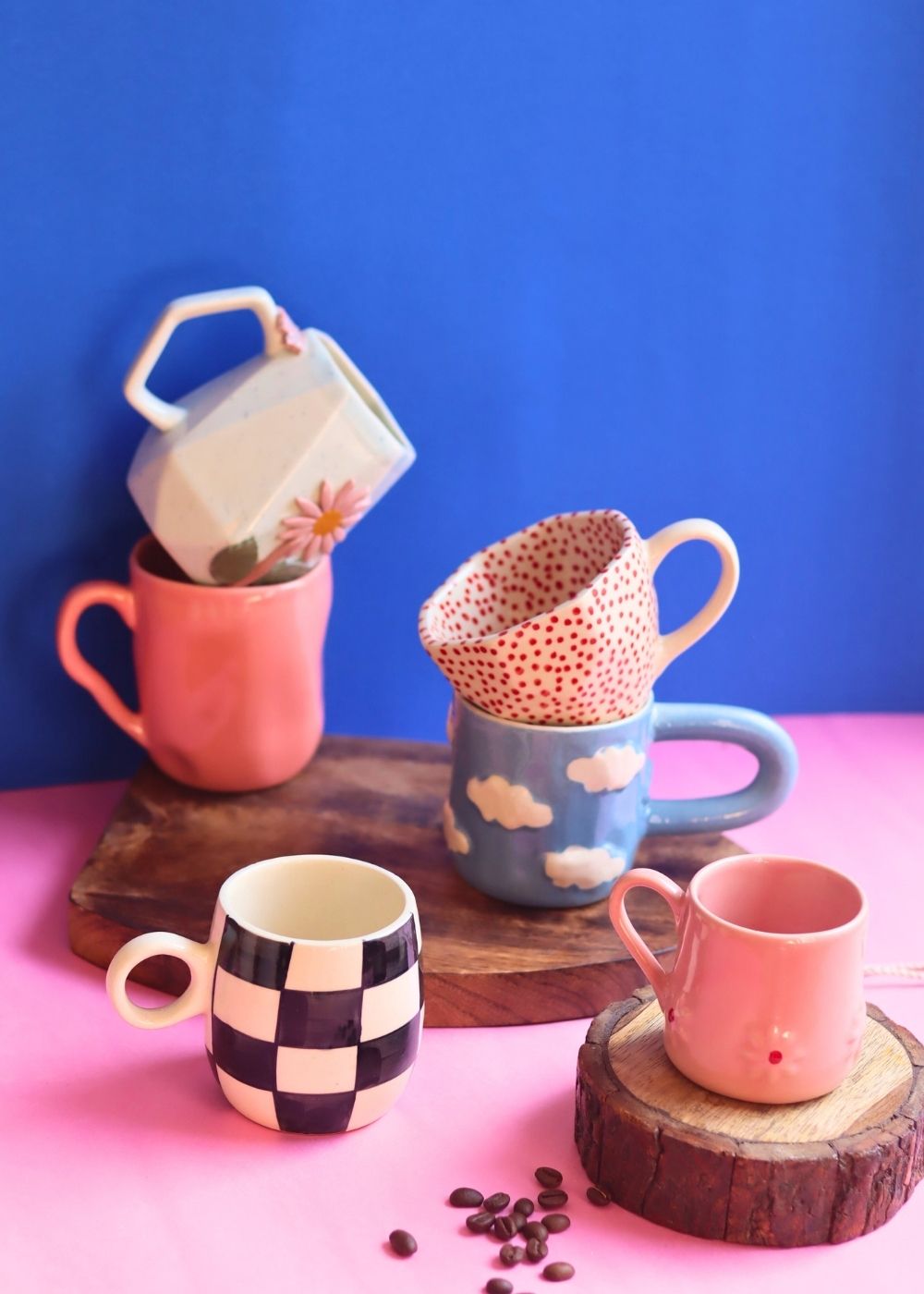 Set of 6 for the price of 5 (Hot Selling Mugs) handmade in india