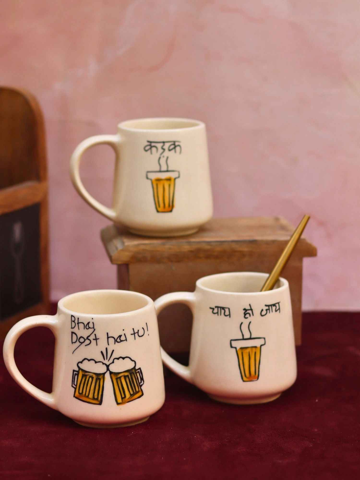 Set of 3 - Quoteful sip mugs combo