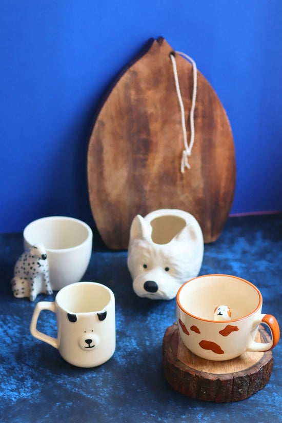 Handmade Set of 4 - Paws & Sips Combo