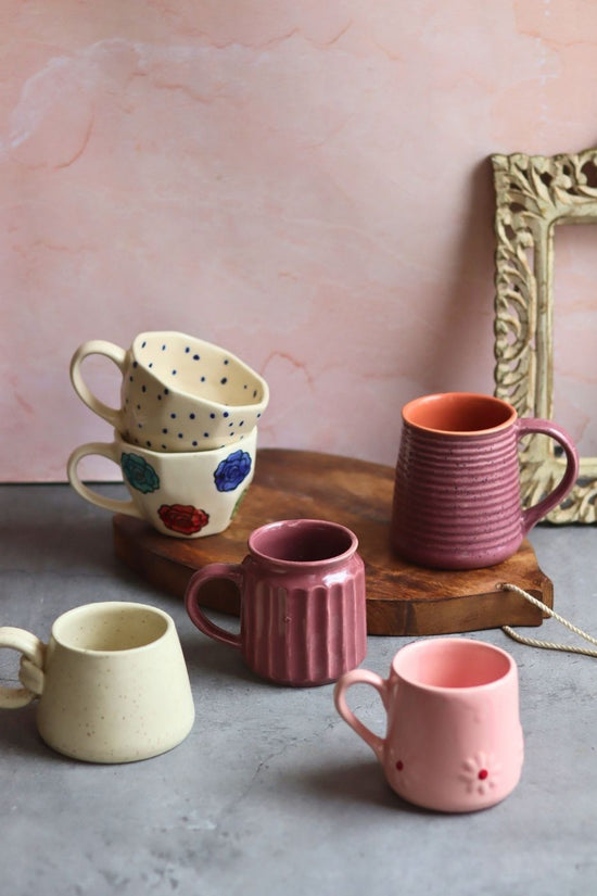 Set of 6 Sip & Smile Mugs Combo (for the price of 5) with premium quality material
