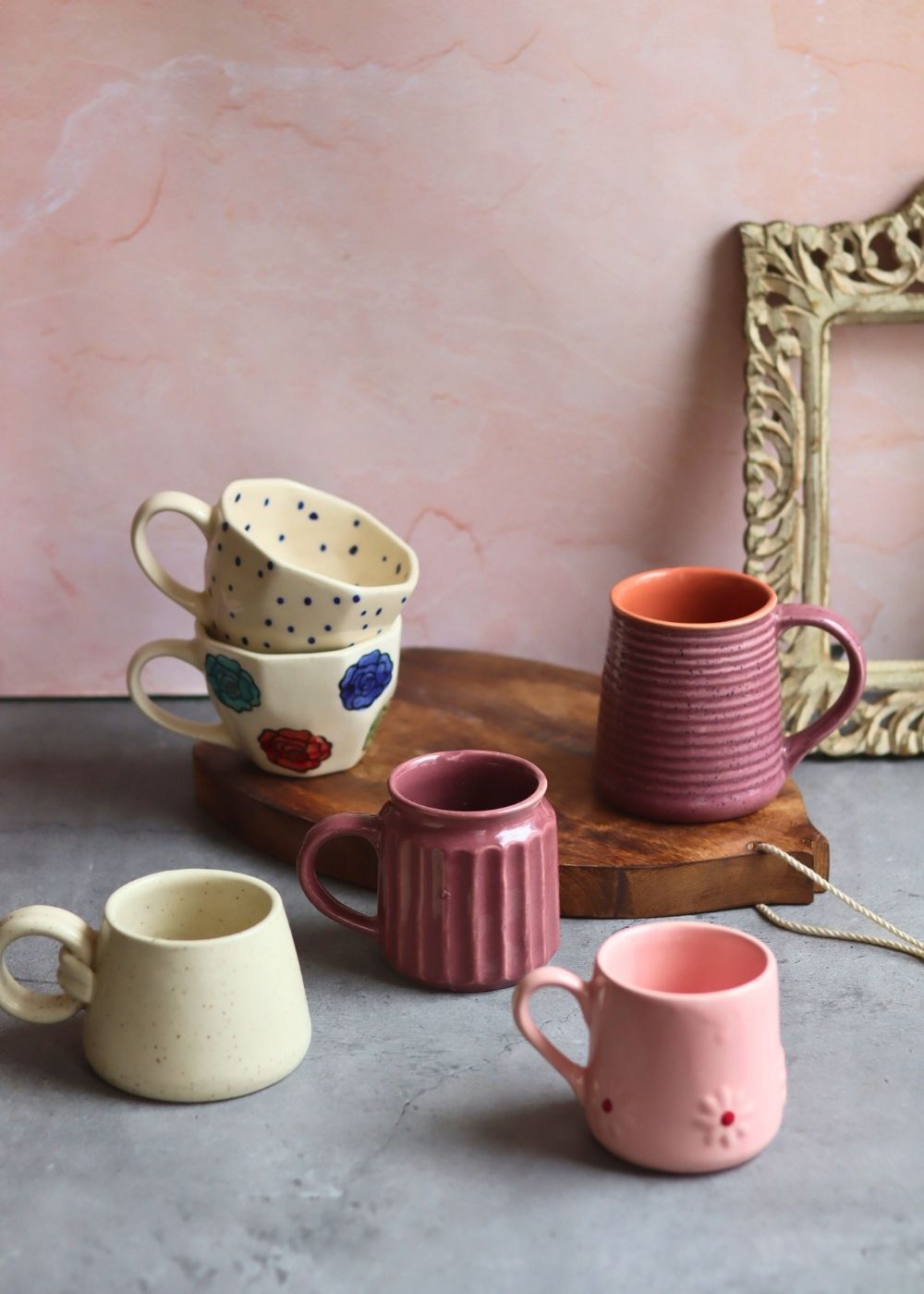 Set of 6 Sip & Smile Mugs Combo (for the price of 5) with premium quality material