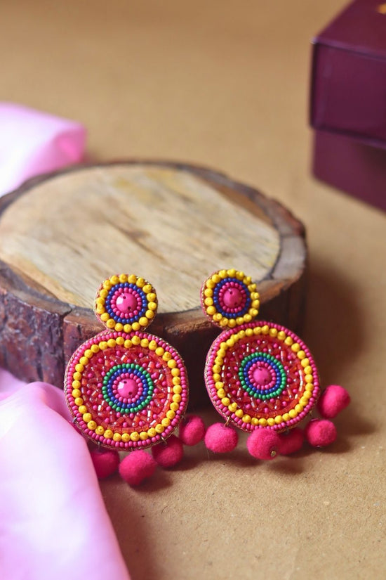 Anti tarnish Chakra Handmade Beaded Earrings