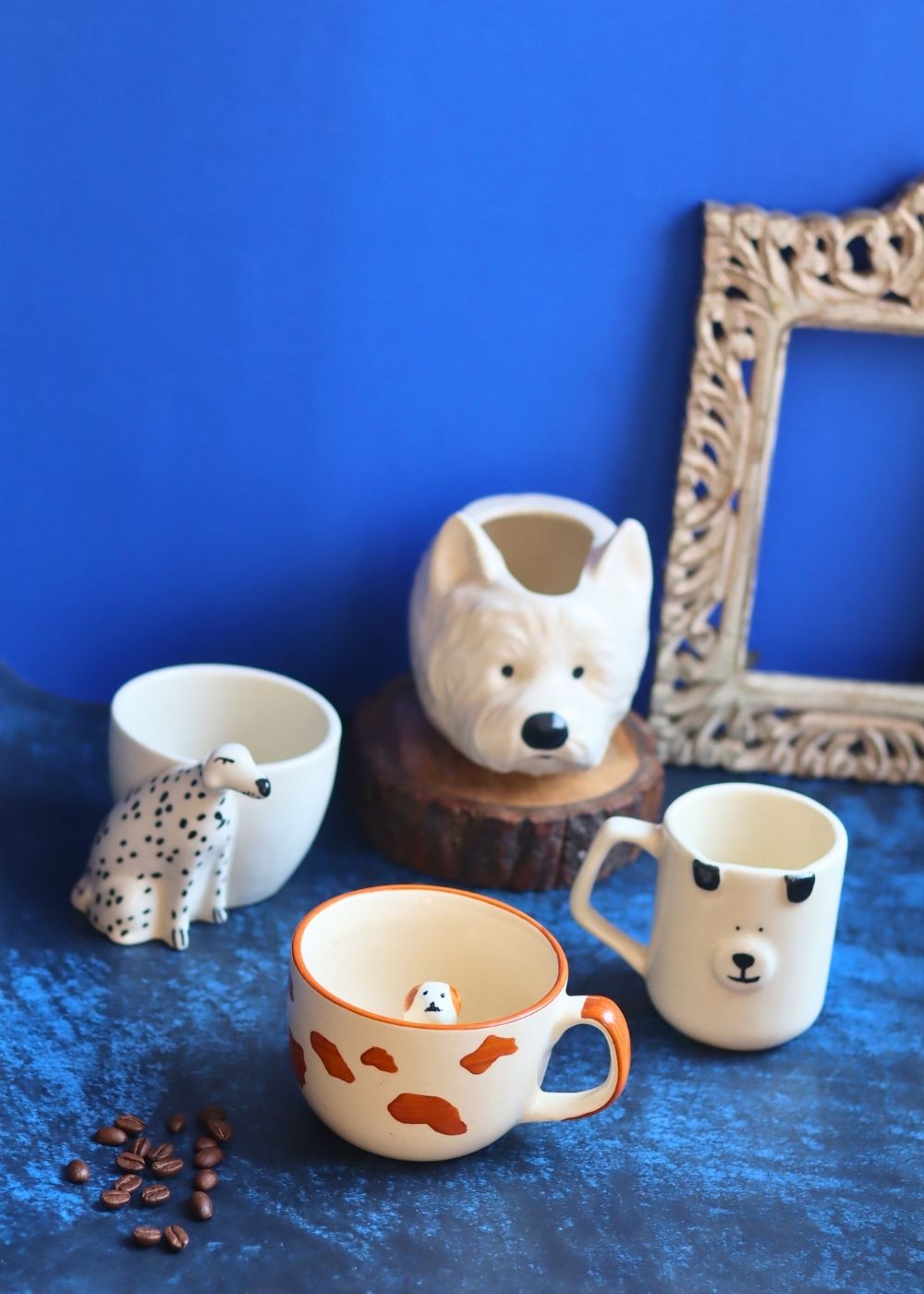 Set of 4 - Paws & Sips Combo with premium quality material