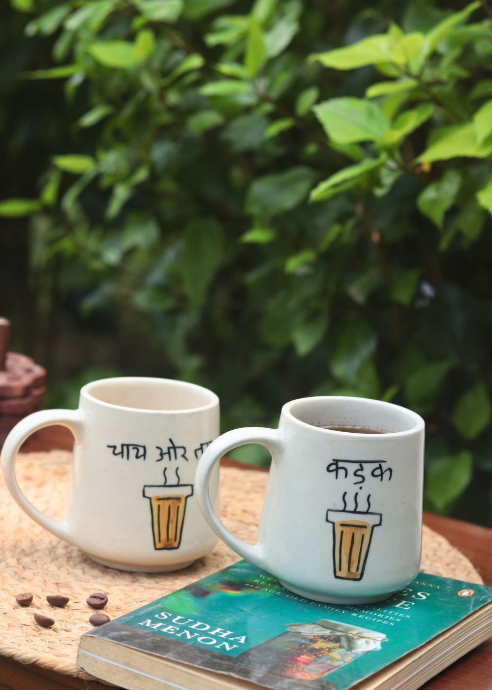 Handmade Set of 2 - Kadak & Chai or Tum Mug - The Chai Lover Edit