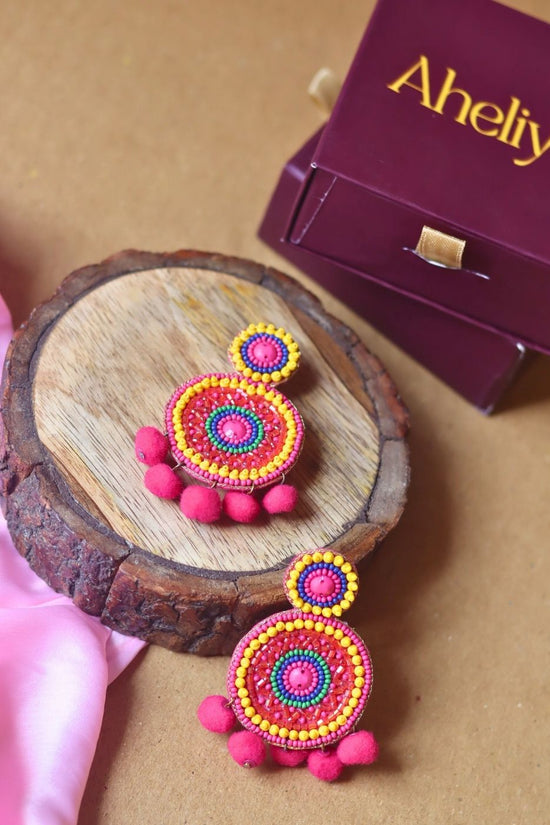 Waterproof Chakra Handmade Beaded Earrings
