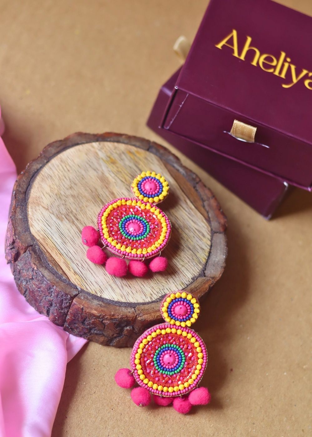 Waterproof Chakra Handmade Beaded Earrings
