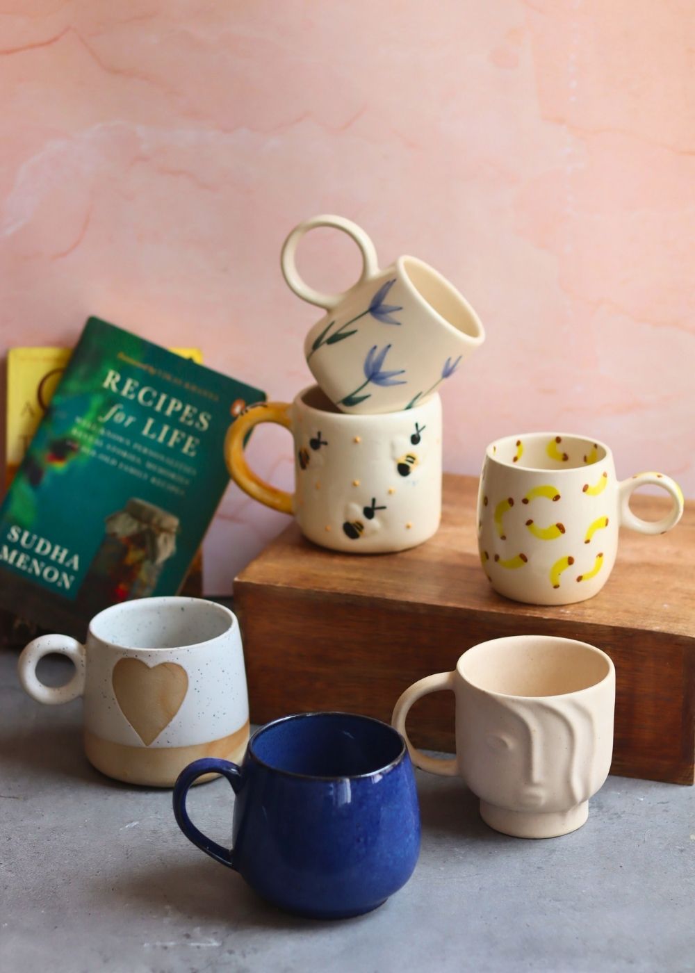 Set of 6 Ceramic Mugs (for the price of 5)