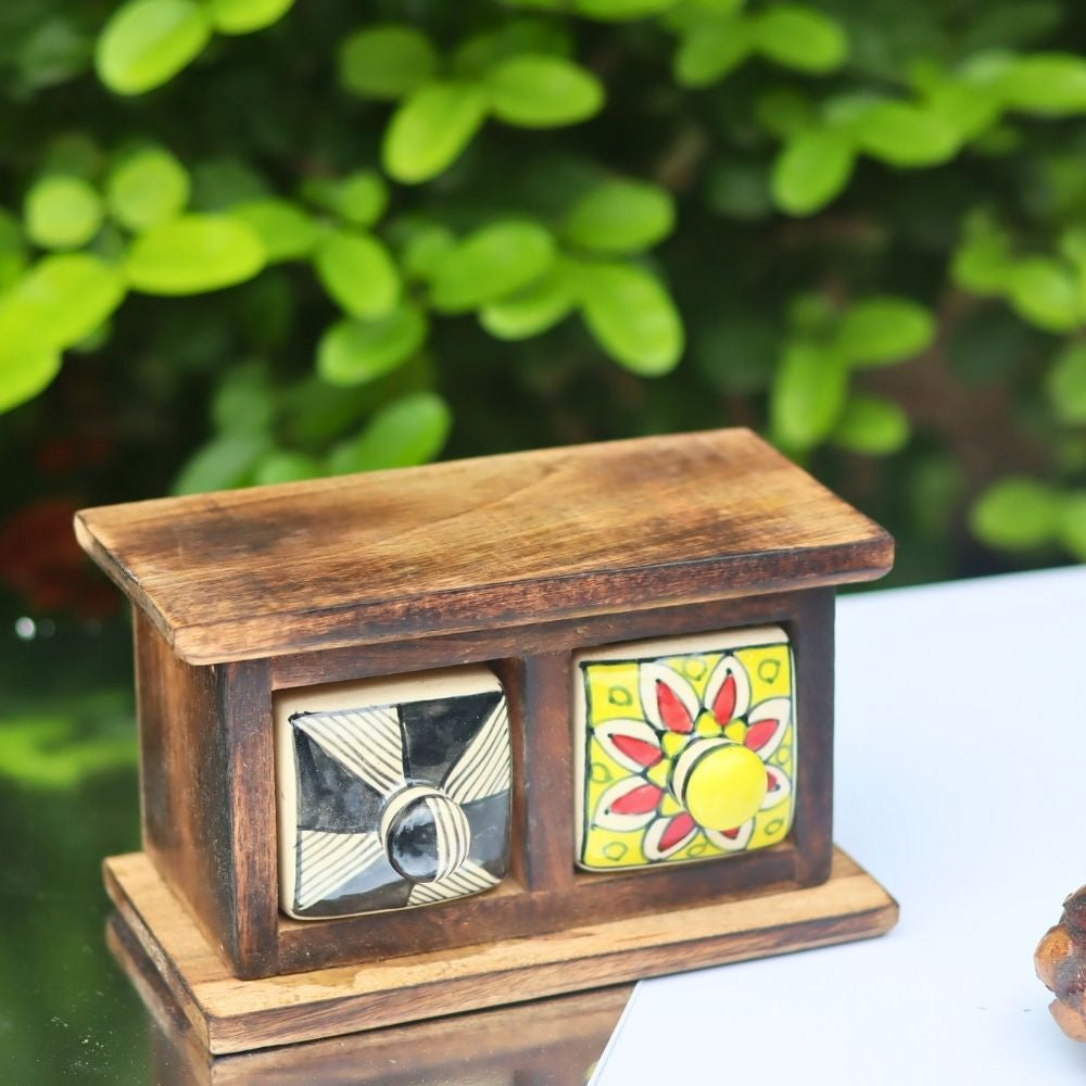 Wooden Decor Drawer – Mystic Abstract made by wooden
