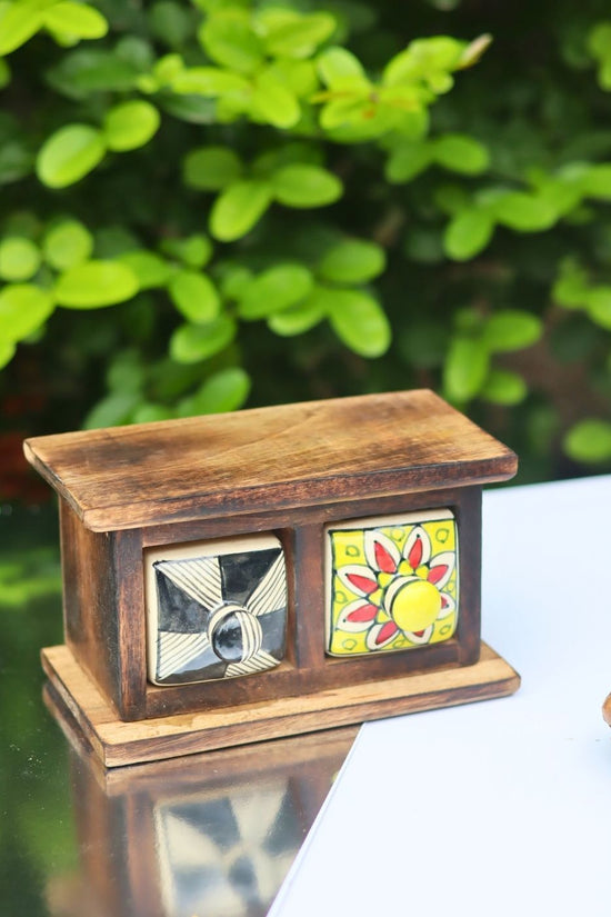 Wooden Decor Drawer – Mystic Abstract made by wooden