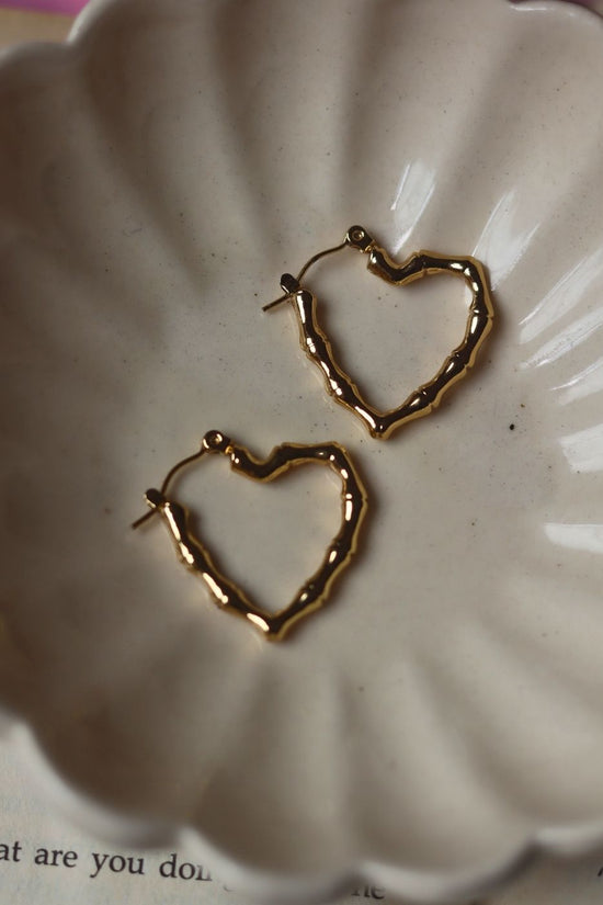Serene Heart Earrings made with premium quality material