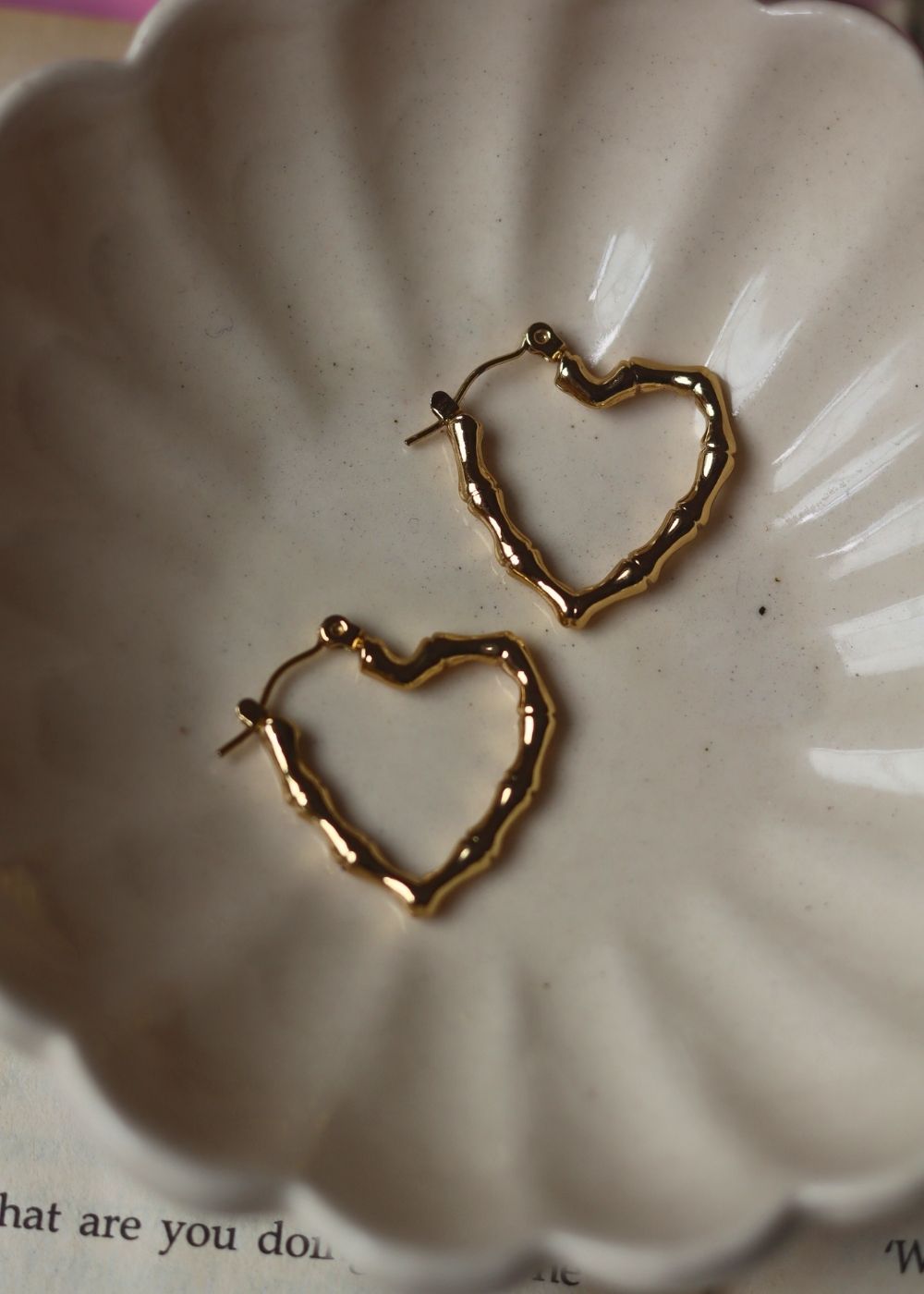 Serene Heart Earrings made with premium quality material