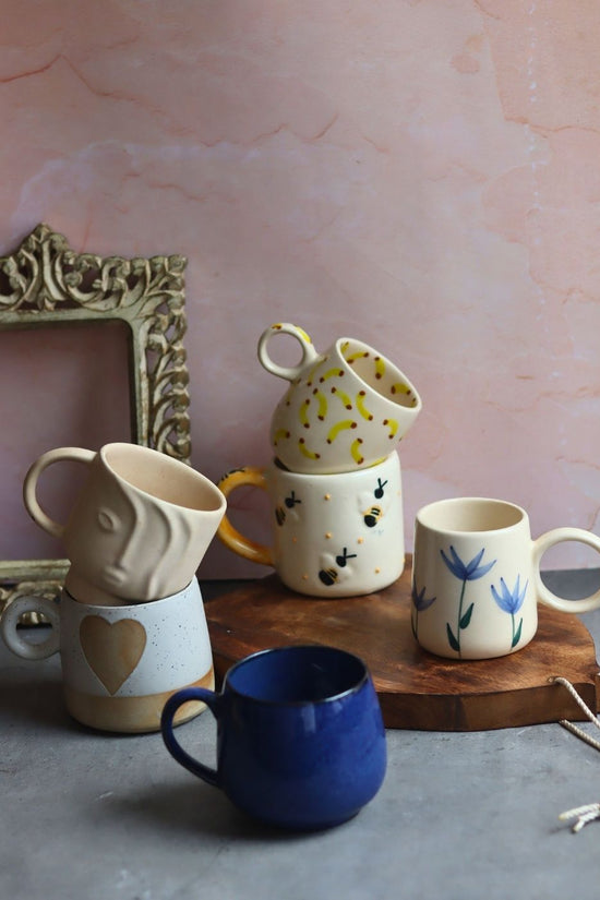 Set of 6 Ceramic Mugs (for the price of 5)
