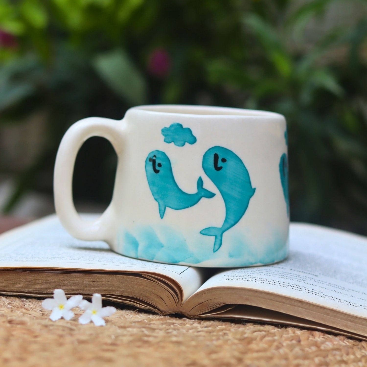 Dolphin Mug made by ceramic