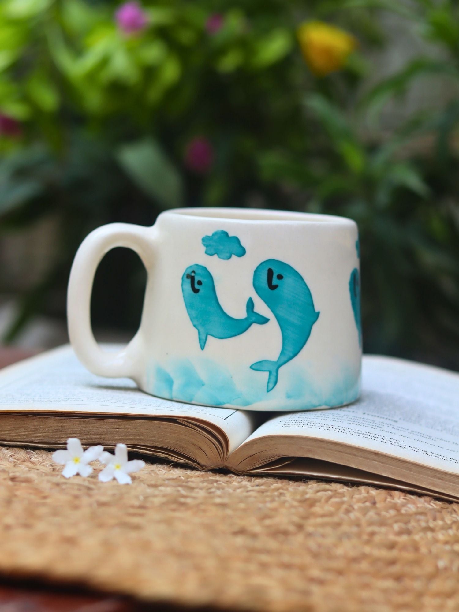 Dolphin Mug made by ceramic
