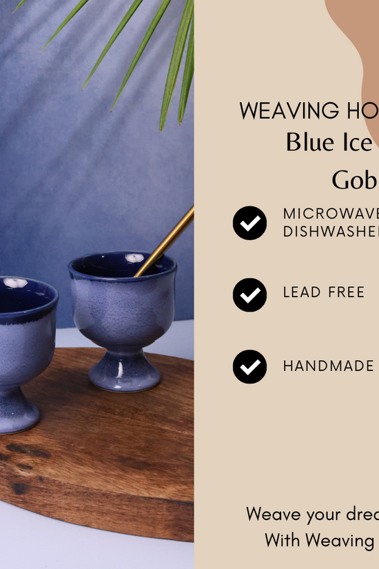 Blue icecream goblet significations