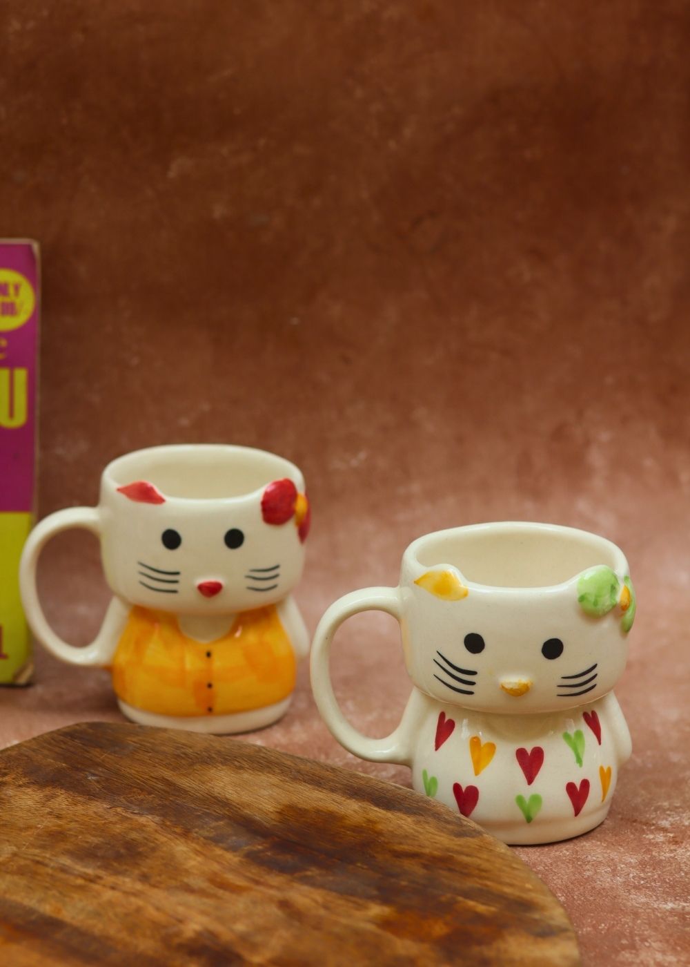Set of 2 - Hello Kitty & modern Kitty Mugs combo with premium quality material