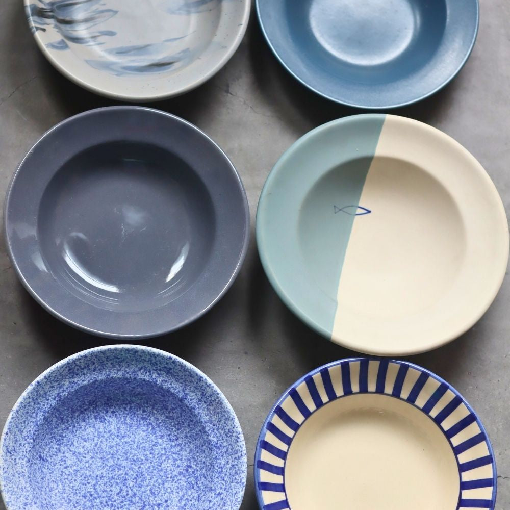 Handmade Set of 6 Best Selling Pasta Plates (for the price of 5)