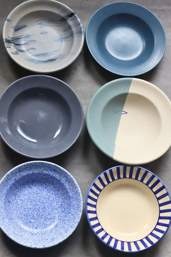 Handmade Set of 6 Best Selling Pasta Plates (for the price of 5)