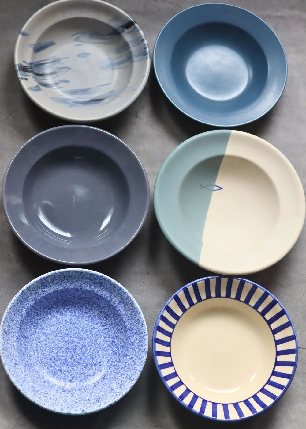 Handmade Set of 6 Best Selling Pasta Plates (for the price of 5)