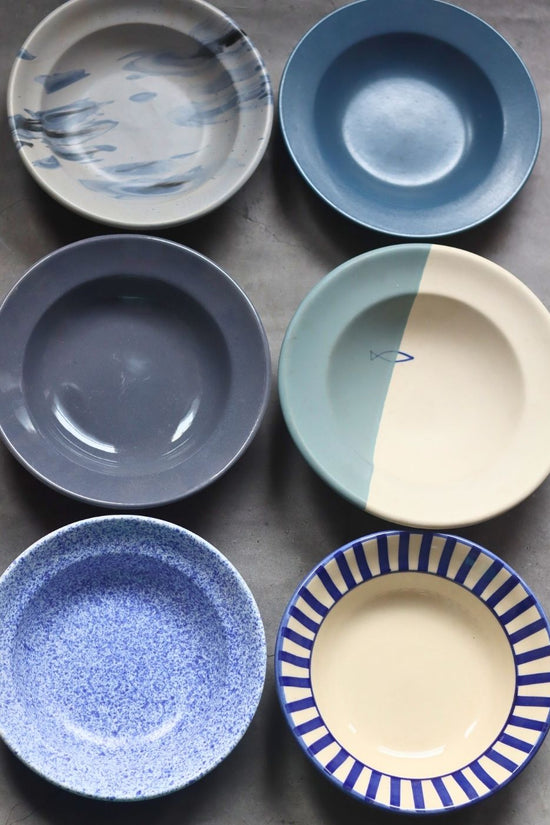 Set of 6 Best Selling Pasta Plates (for the price of 5) made by ceramic